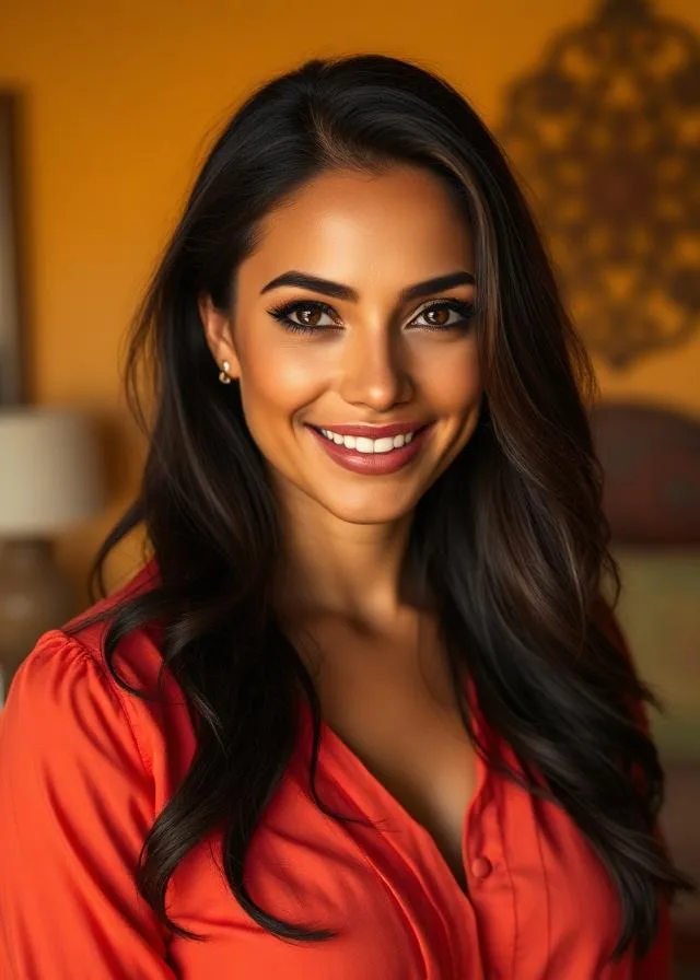 Camila AI girlfriend portrait